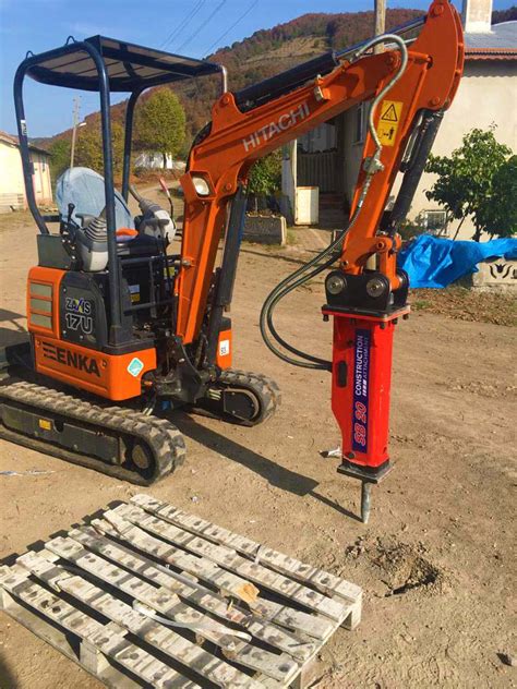 hydraulic breaker mini excavator|mini excavator jackhammer attachment.